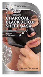 7th Heaven Charcoal Sheet Mask for Men