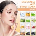 FunnAura 12PCS Korean Moisturizing Face Masks