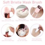 Silicone Face Mask Brush Set for Skincare