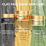 Vitamin C & Turmeric Facial Clay Mask Set