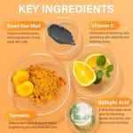 Vitamin C & Turmeric Facial Clay Mask Set