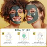 Deep Cleansing Clay Face Mask Kit with Turmeric