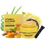 Vitamin C Turmeric Clay Mask for Glowing Skin