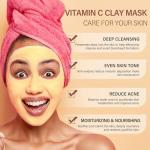 Vitamin C Turmeric Clay Mask for Glowing Skin