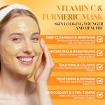 Turmeric Vitamin C Clay Mask for Radiant Skin