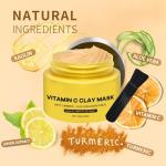 Vitamin C Turmeric Clay Mask for Glowing Skin