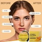 Vitamin C Turmeric Clay Mask for Glowing Skin