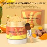 Turmeric Clay Mask for Glowing Skin and Pores