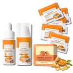Turmeric Mud Mask & Brightening Skincare Set