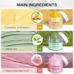 3-in-1 Clay Mud Mask Set with Brush