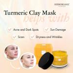 Herborganic Turmeric Clay Mask for Clean Skin