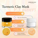 Herborganic Turmeric Clay Mask for Clean Skin