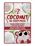 W7 Coconut 3D Sheet Mask for Hydrated Skin