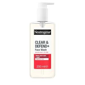 Neutrogena Clear & Defend Acne Face Wash 200ml