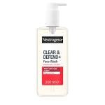 Neutrogena Clear & Defend Acne Face Wash 200ml