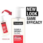 Neutrogena Clear & Defend Acne Face Wash 200ml