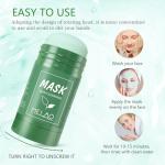 Double Green Clay Face Mask for Cleansing Pores
