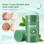 Double Green Clay Face Mask for Cleansing Pores