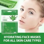 10 Pack Aloe Vera Hydrating Face Masks