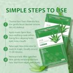 10 Pack Aloe Vera Hydrating Face Masks