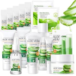 Dooceciy 15-Piece Aloe Vera Mud Mask Set