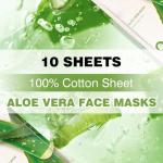 Aloe Vera Hydrating Sheet Mask Set, 10 Pcs