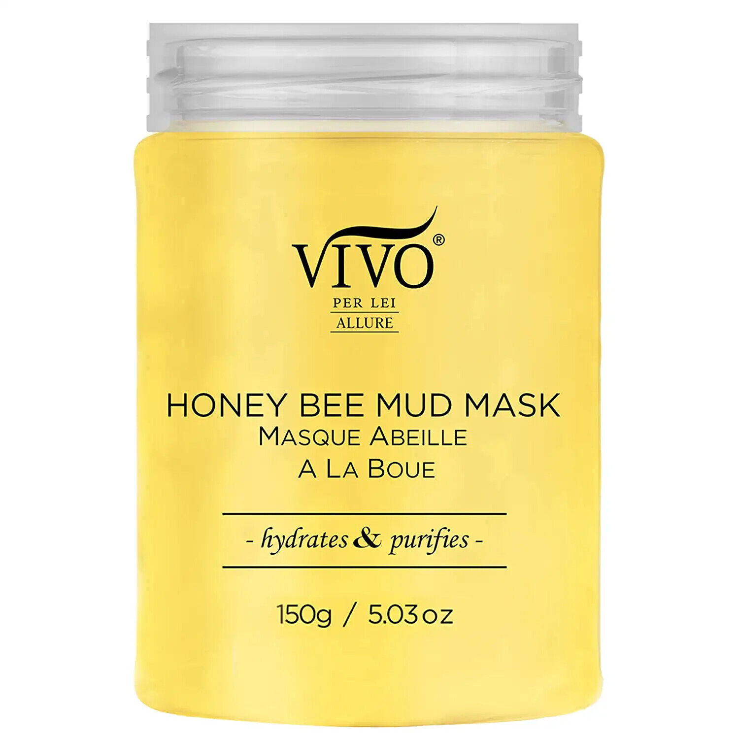 Vivo Per Lei HoneyBee Mud Mask For Deep Cleansing Purifying Anti Aging Face Mask