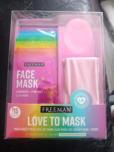 Freeman Facial Mask Variety Pack with Bonus Accessories