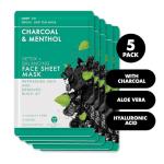 Charcoal Mud Mask for All Skin Types, 20ml