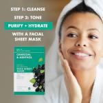 Charcoal Mud Mask for All Skin Types, 20ml