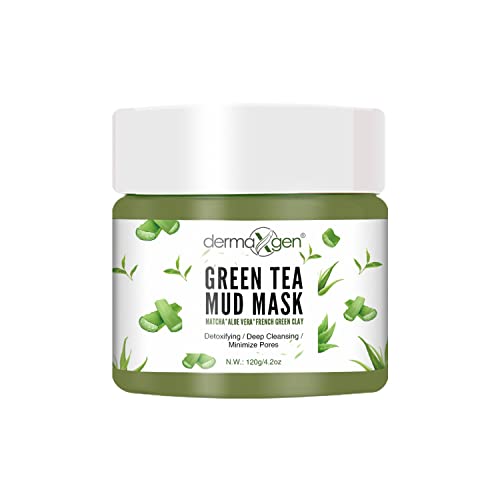 Green Tea Mud Mask with Matcha Powder