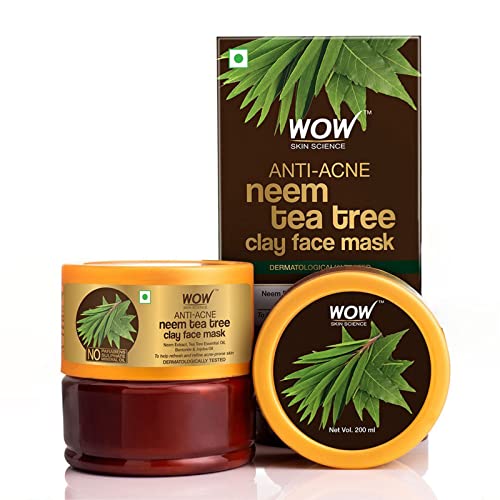Anti-Acne Mud Mask with Tea Tree & Neem