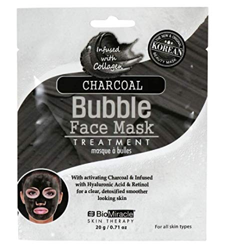 Charcoal Bubble Face Mask with Hyaluronic Acid