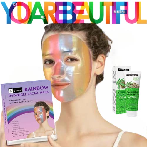 Korean Hemp Rainbow Mud Mask with Anti-Aging Benefits