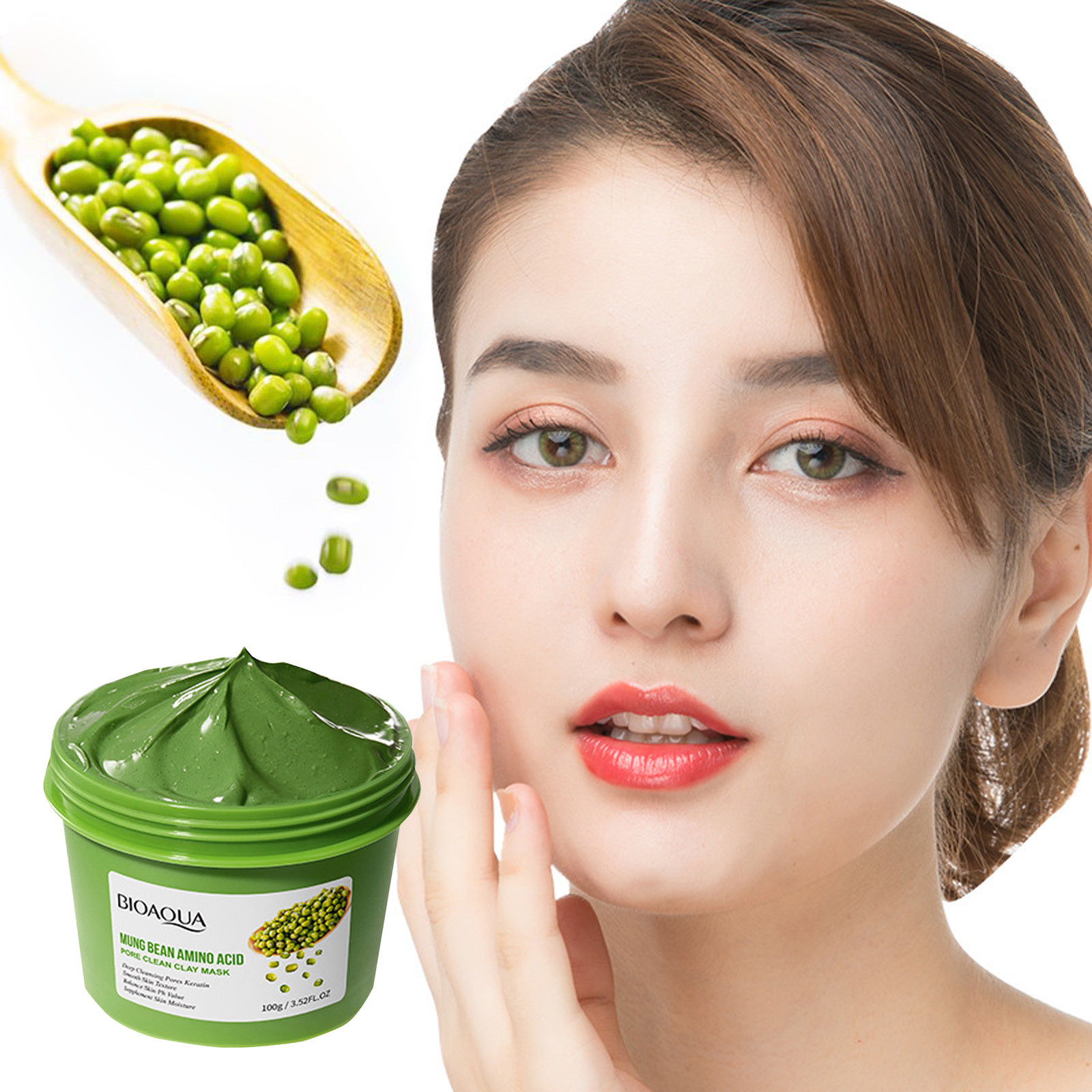 100G Amino-Acid Mud Mask for Pore Cleansing