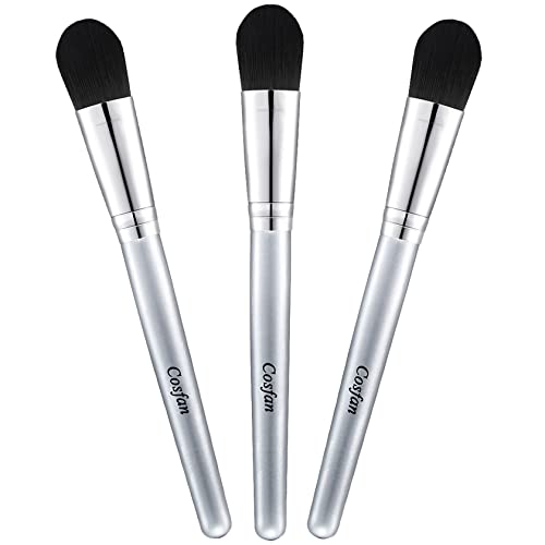 Pack of 3 Synthetic Face Mask Brushes
