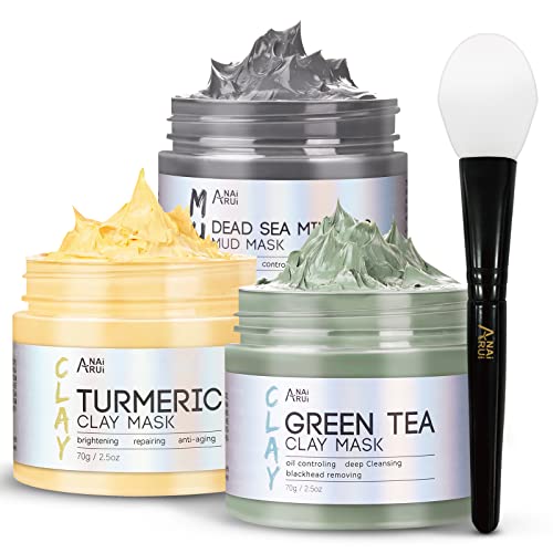 Turmeric Green Tea Mud Mask Set - 210g