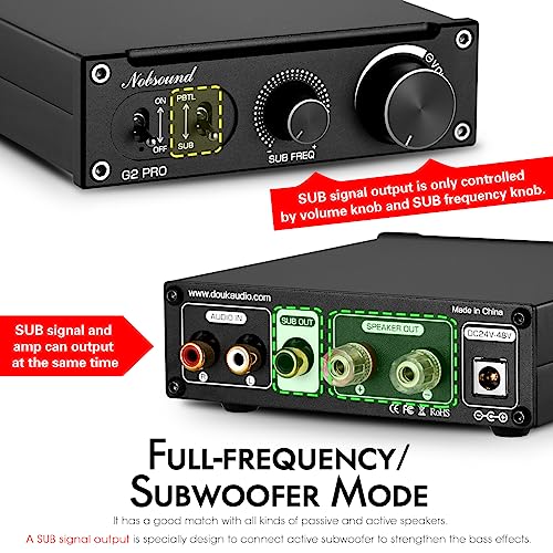 300W Mini Mono Subwoofer Amplifier for Home Speakers