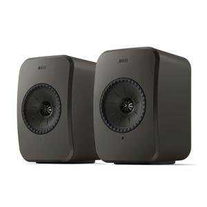 KEF LSX II Wireless Bookshelf Speakers - Graphite Grey