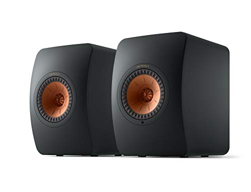 KEF LS50 Wireless II Active Stereo Speakers - Carbon Black