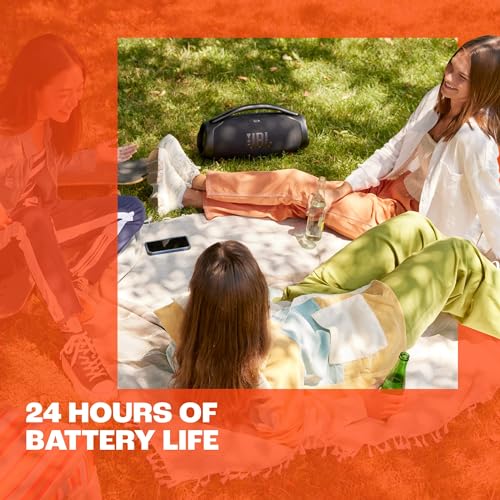 JBL Boombox 3 Bluetooth Speaker - Waterproof, 24HR Battery