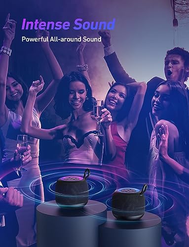 LENRUE Mini Bluetooth Speaker with RGB Lights
