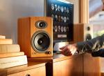 Audioengine A5+ Bluetooth Bookshelf Speakers - Bamboo Pair