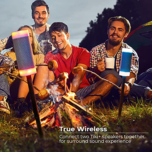 IP66 Waterproof Outdoor Bluetooth Speaker with LED Lights