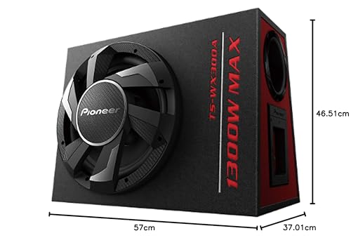 Pioneer TS-WX300A 30cm Powered Subwoofer, Black
