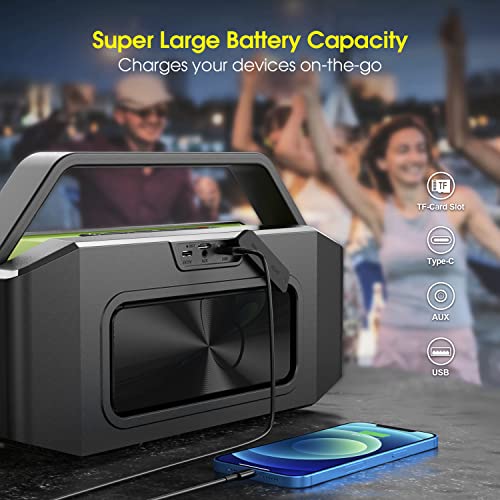 W-KING 100W Waterproof Bluetooth Party Speaker