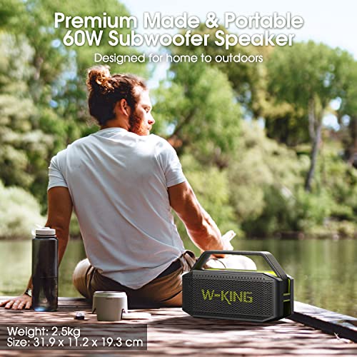 W-KING 100W Waterproof Bluetooth Party Speaker