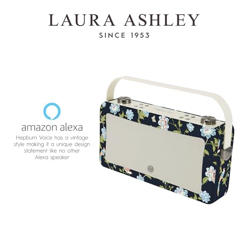 Laura Ashley Hepburn Bluetooth Smart Speaker - Elveden Navy