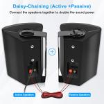 Herdio 6.5" Waterproof Bluetooth Speakers for Outdoors