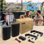 Herdio 6.5" Waterproof Bluetooth Speakers for Outdoors